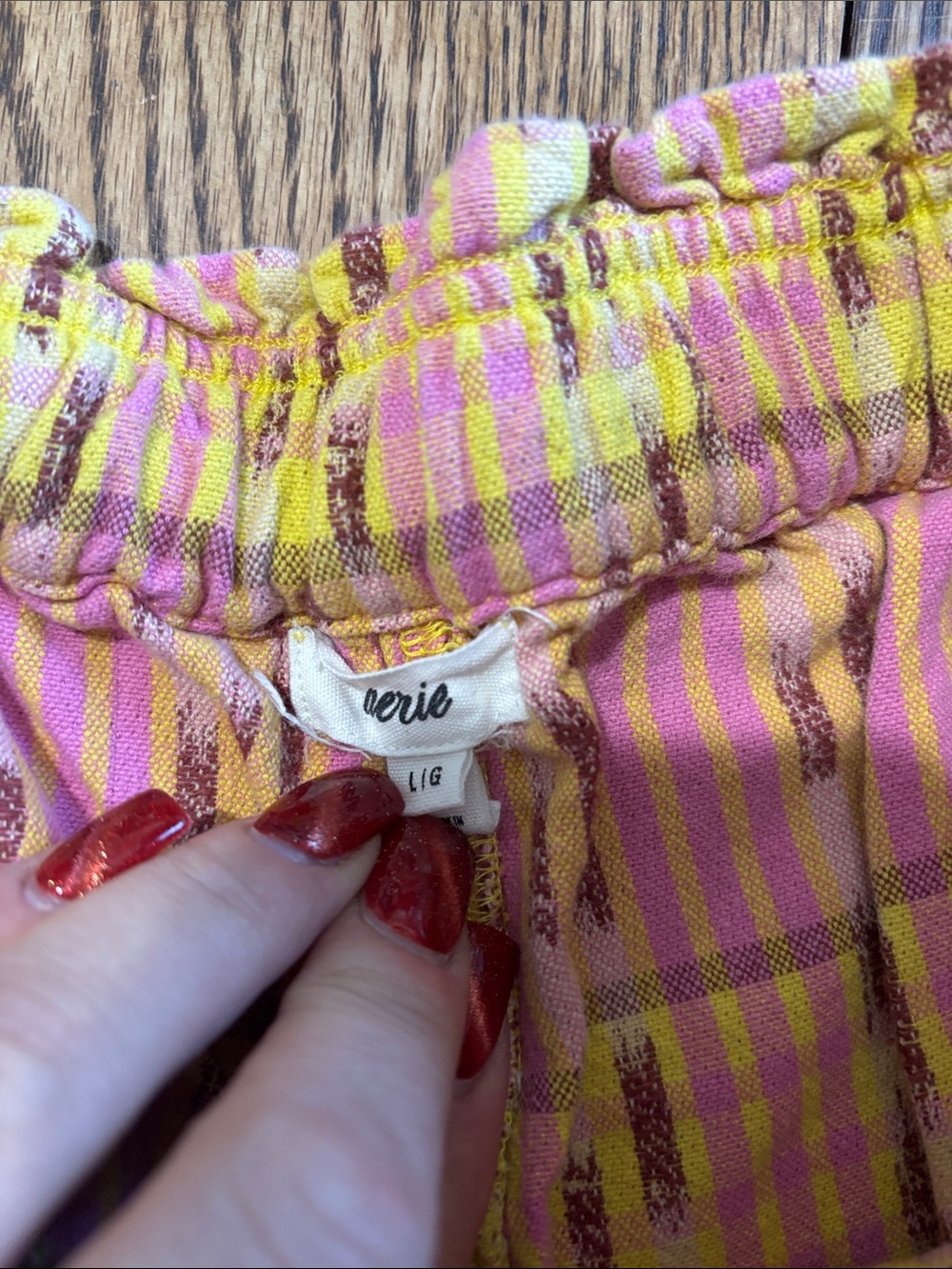 aerie Patterned Drawstring Shorts - Picture 3 of 6